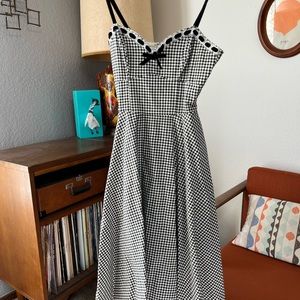 Micheline Pitt for Unique Vintage Gingham Sundress